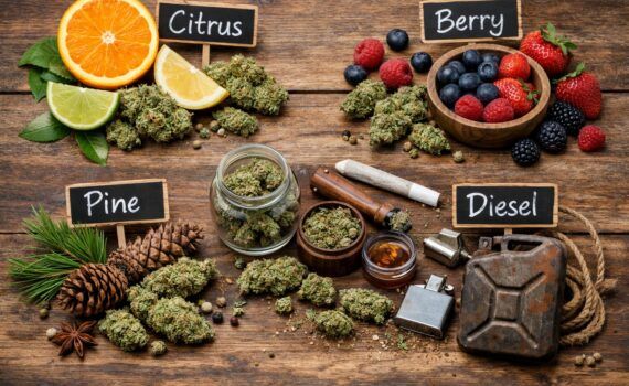 Najpopularniejsze profile terpenowe odmian marihuany