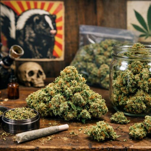 Odmiany marihuany skunk